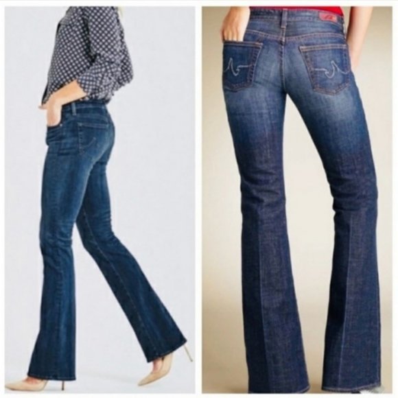 AG Adriano Goldschmied The Club flare Rigid Denim Jeans - Picture 1 of 15